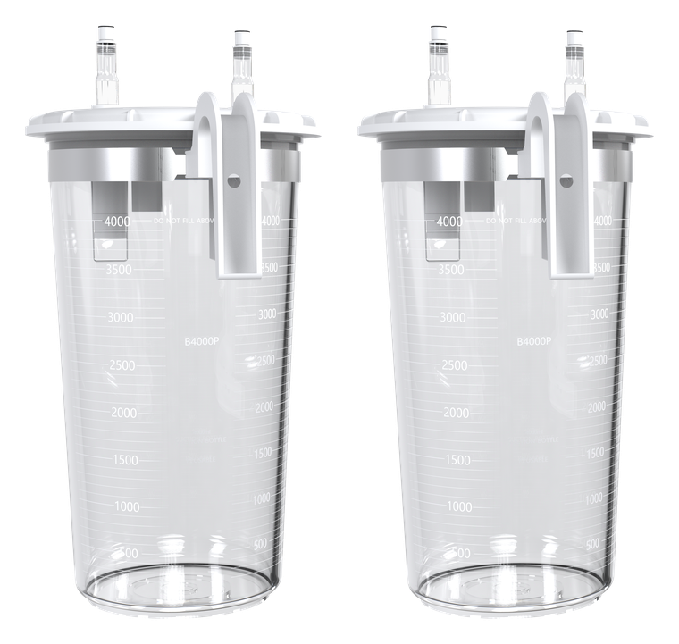 Fluid collection bottle