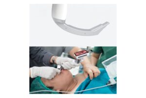 Camjoy LR101 Reusable-Blade Video Laryngoscope Insertion tube and distal-end detail