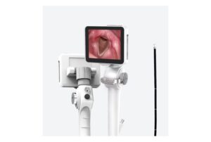 Camjoy LR103 Reusable Flexible Video Laryngoscope Handle and control detail