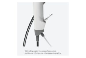Camjoy RD101 Disposable Digital Flexible Rhinolaryngoscope Insertion tube and distal-end detail