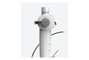 Camjoy RR101 Reusable Digital Flexible Rhinolaryngoscope Handle and control detail