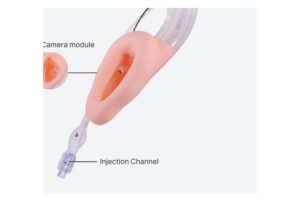 Camjoy VM101 Video Laryngeal Mask Tube body and distal-end detail
